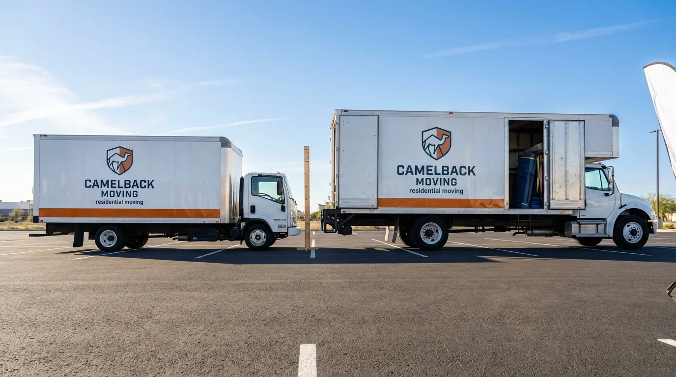 Moving truck size capacity guide in West Chester